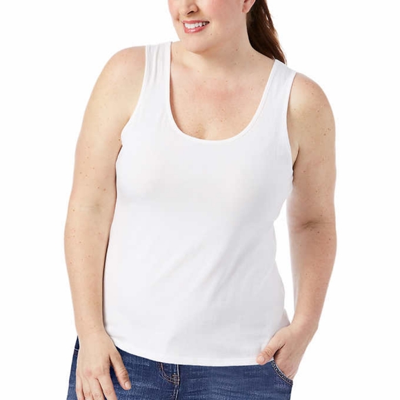 Lucky Brand 4 pack cotton stretch tanks - Picture 4 of 5